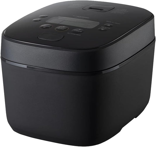 Induction Rice Cooker and Warmer, 5.5 Cup Capacity, Black, 9.25 x 12.25 x 7.88