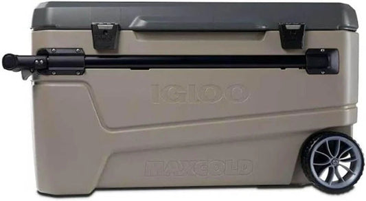 110QT Glide Cooler with Wheels and Telescoping Handle