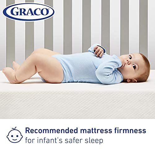 Graco Premium Crib & Toddler Mattress Fits Standard Full-Size Crib and Toddler Bed