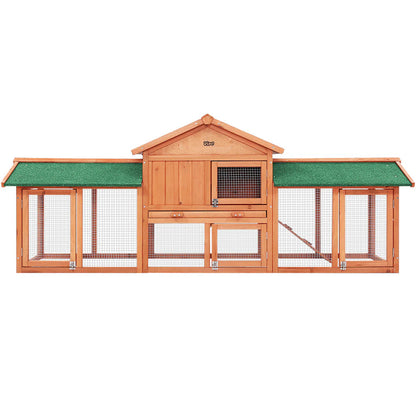 Large Wooden Pet Hutch, Waterproof, Eco-Friendly, i.Pet
