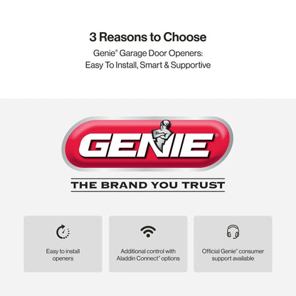 Genie Chain Drive 750 3/4 HPc Garage Door Opener w/Battery Backup - Heavy Duty -