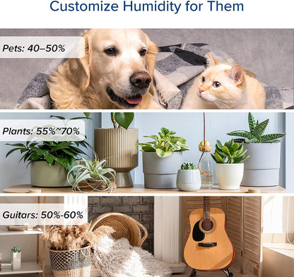 LEVOIT Humidifiers for Bedroom Large Room 6L Warm and Cool Mist for Families Plants with Built-in Humidity Sensor