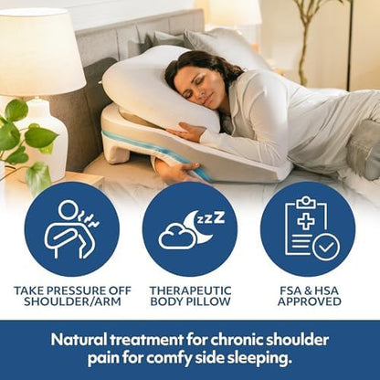 MedCline Shoulder Relief System with Body Pillow, Large Size