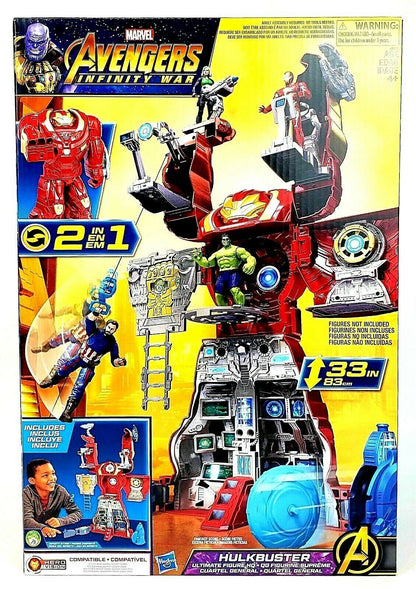 Hasbro Marvel Avengers Infinity War Hulkbuster HQ Playset with Tower, Launcher & Zipline