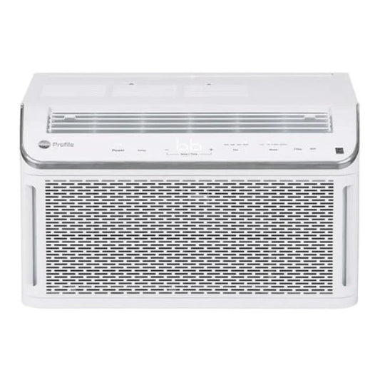 GE Profile PHC08LY 19 Window Smart Air Conditioner with 8100 Cooling BTU; 350 sq. ft. Cooling Area; Wi-Fi Connection; Timer; and EZ Mount in White