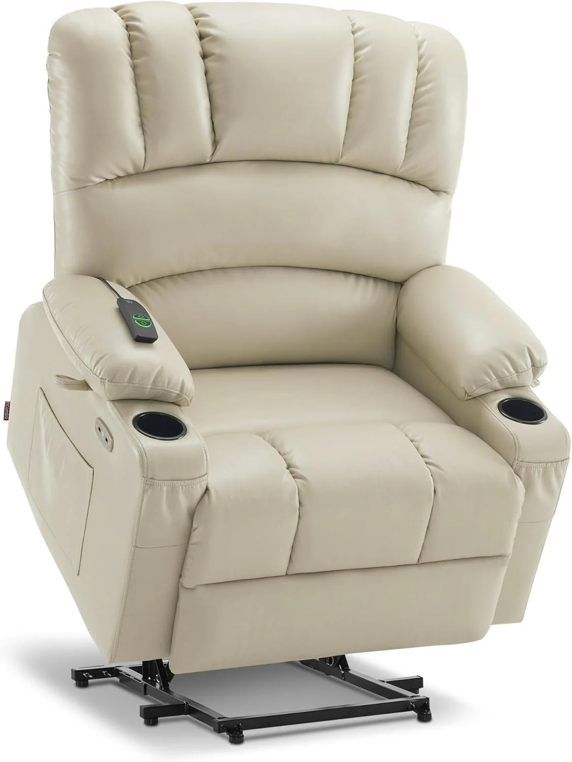 Heated Lift Recliner for Seniors with USB & Cup Holders