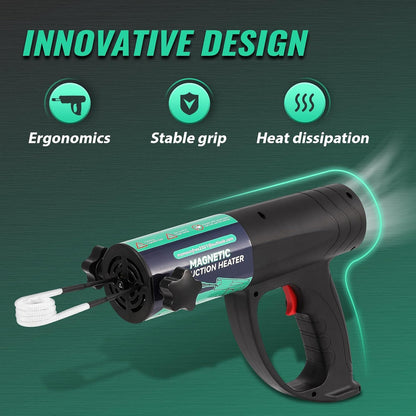 Induction Heater Bolt Removal Tool, 1500W, 8 Coils, 110V