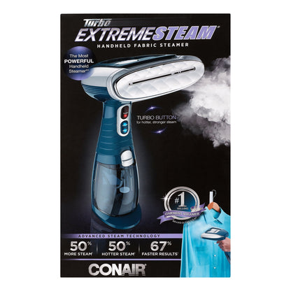 Handheld Garment Steamer for Clothes, Turbo ExtremeSteam 1550W, Portable Handheld Design, Strong Penetrating Steam GS38R
