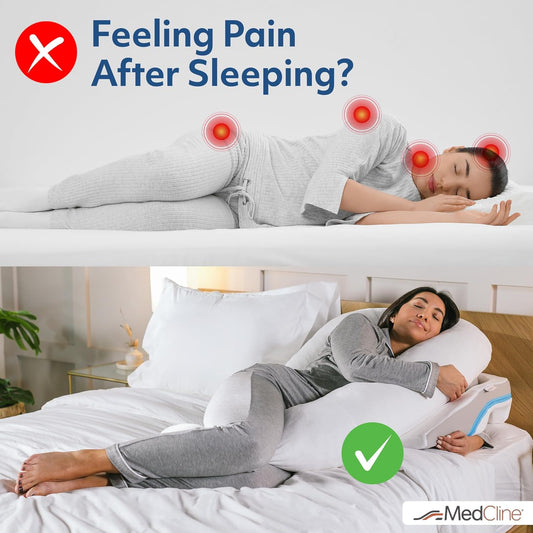 MedCline Shoulder Relief System with Body Pillow, Large Size