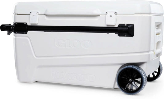 110QT Glide Cooler with Wheels and Telescoping Handle