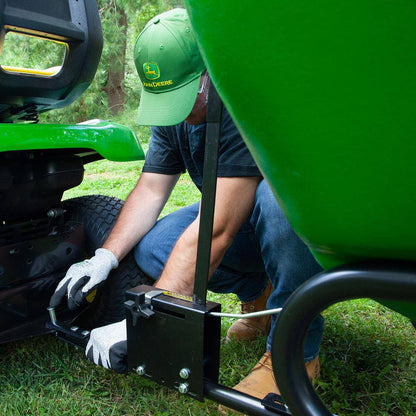 175 lb Tow-Behind Broadcast Spreader, Rustproof Poly Hopper, Universal Fit