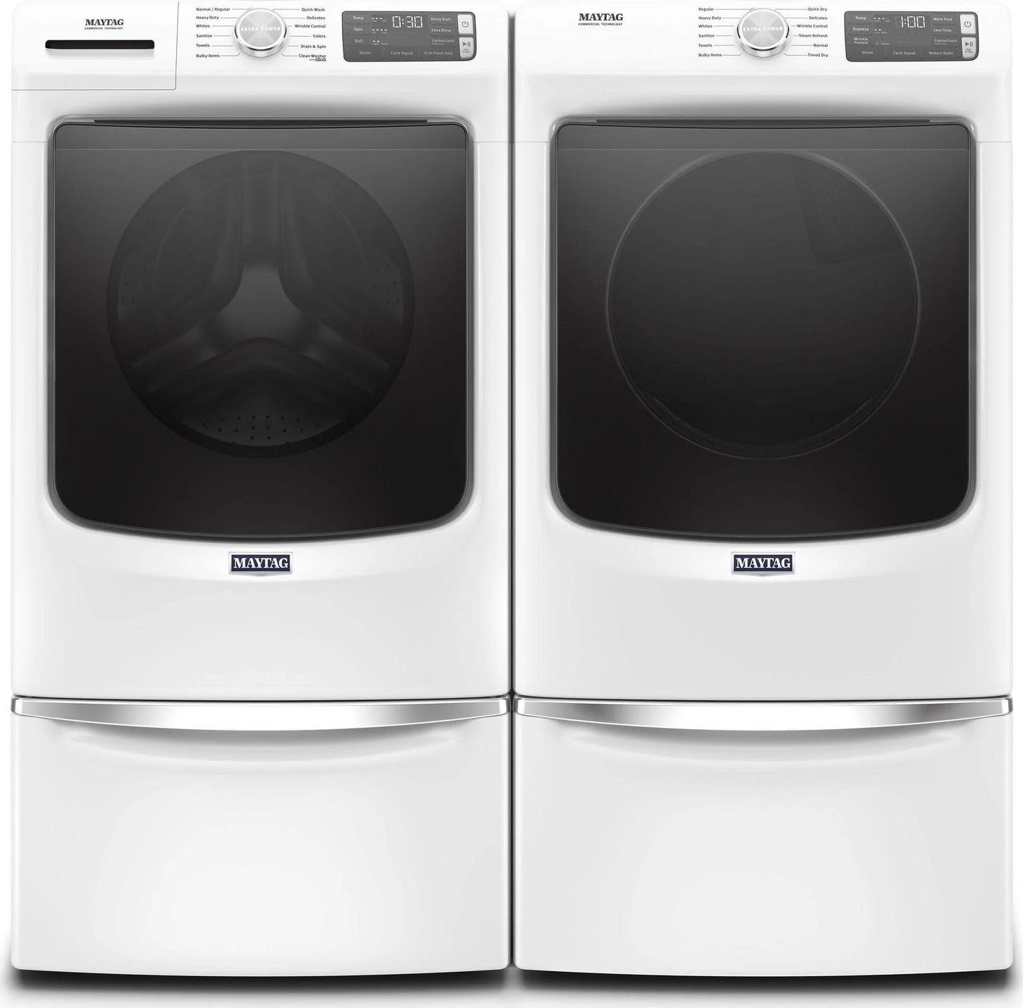 MED6630HW Front-Loading Electric Dryer - White