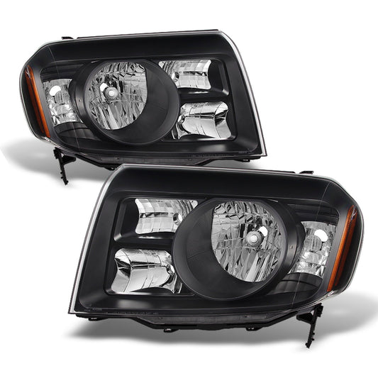 '- Change the pair Settings for Honda Pilot SUV black headlight driver left + passenger right