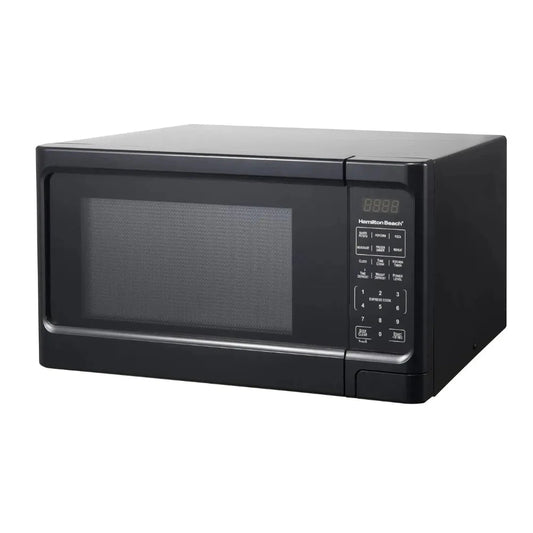 Hamilton Beach 1.1 Cu. Ft. Sleek Black Digital Microwave - Effortless Touchpad Controls