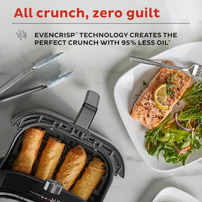 Instant Pot Vortex Plus 6QT XL Air Fryer, 6 in 1, Broils, Dehydrates, Crisps, Roasts, Reheats, Bakes for Quick Easy Meals, 100 In App Recipes, Dishwasher Safe, from the Makers of Instant Pot, Black : Home & Kitchen