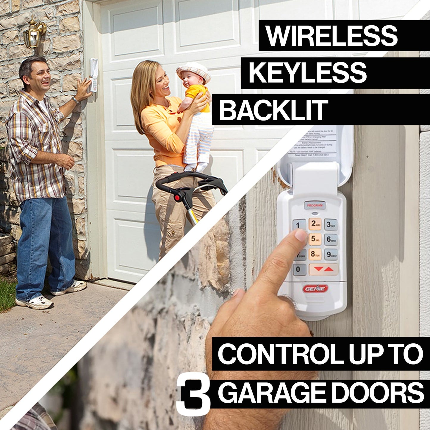 0.75-HP Revolution Chain Drive Garage Door Opener Battery Back-up