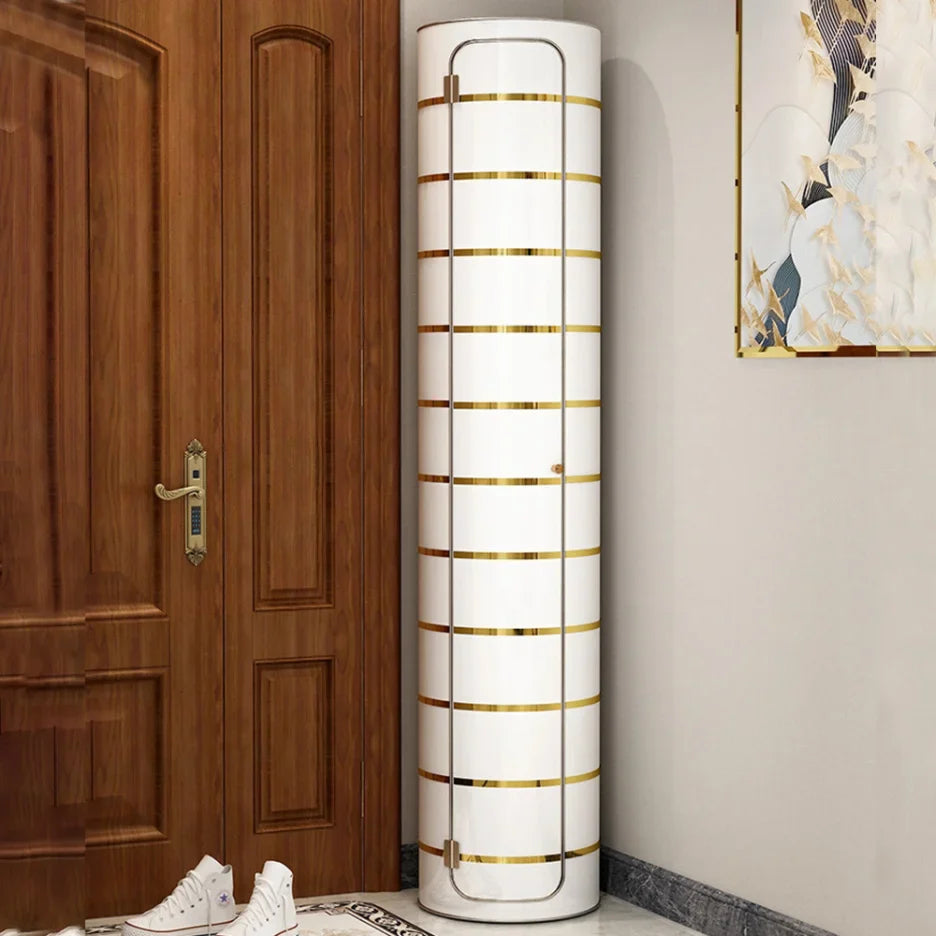 Large-capacity multi-layer rotating disinfection shoe cabinet with mirror + deodorizer