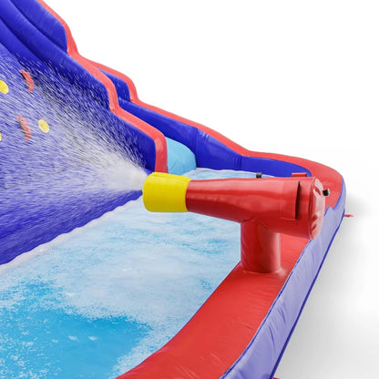 Inflatable Water Slide| Water Bounce House Waterslide for Backyard, Kids and Adults | Inflatable Water Park with Air Pump & Carrying Case