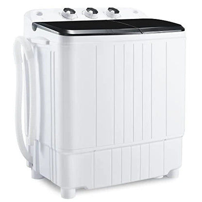 HABUTWAY Portable Washing Machine 17.6Lbs Capacity Washer and Dryer Combo