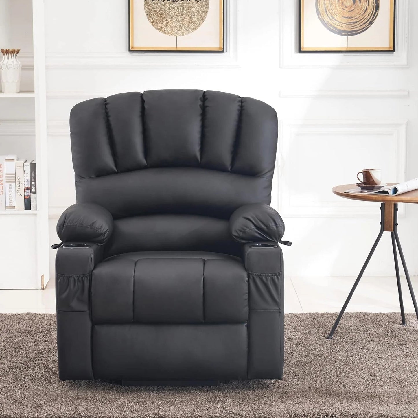 Heated Lift Recliner for Seniors with USB & Cup Holders