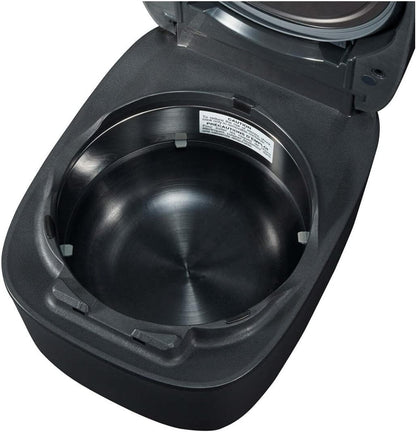 Induction Rice Cooker and Warmer, 5.5 Cup Capacity, Black, 9.25 x 12.25 x 7.88