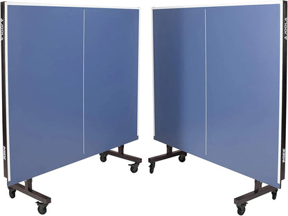 JOOLA Inside Professional MDF Indoor Ping Pong Table with Quick Clamp Table Tennis Net and Post Set - 10 Minute Easy Assembly - Tournament Quality - Foldable with Single Player Playback Mode