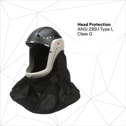Helmet M-405, For Powered Air Purifying Respirators, Standard Polycarbonate Visor and General Purpose Shroud, 1/Case