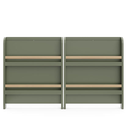 Graco Read-with-Me 4-in-1 Convertible Crib with Drawer, Olive/Driftwood