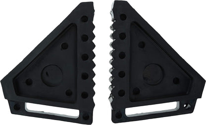 10-Ton Medium Height Pin Type Jack Stands, Pair, Red