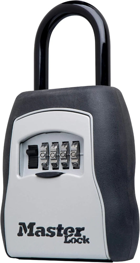 Key Lock Box, Outdoor Lock Box Bundle with SentrySafe Fireproof and Waterproof Safe, 1.23 Cubic Feet