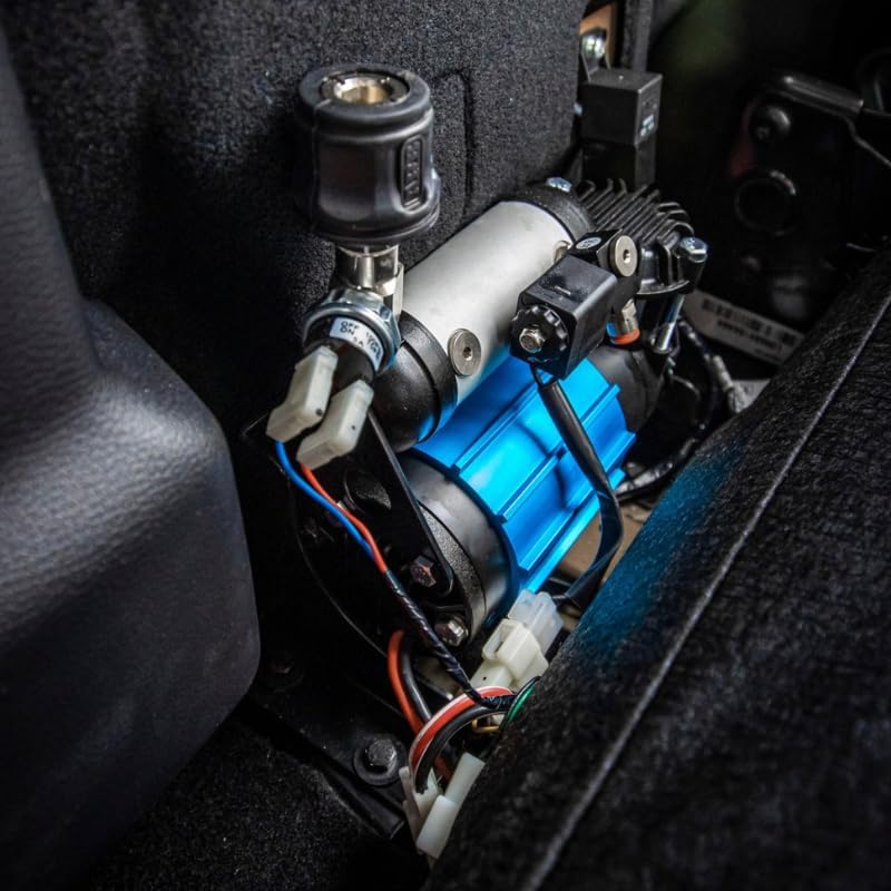 '12V' On-Board Twin High Performance Air Compressor, Ideal for Air Lockers Locking Differentials, Tire Inflator, Air Horn, Air Tools and Pneumatic Tools.