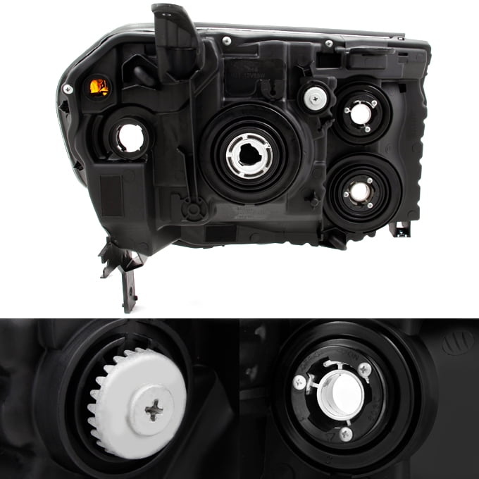'- Change the pair Settings for Honda Pilot SUV black headlight driver left + passenger right