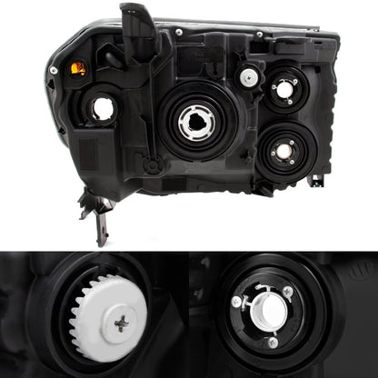 '- Change the pair Settings for Honda Pilot SUV black headlight driver left + passenger right
