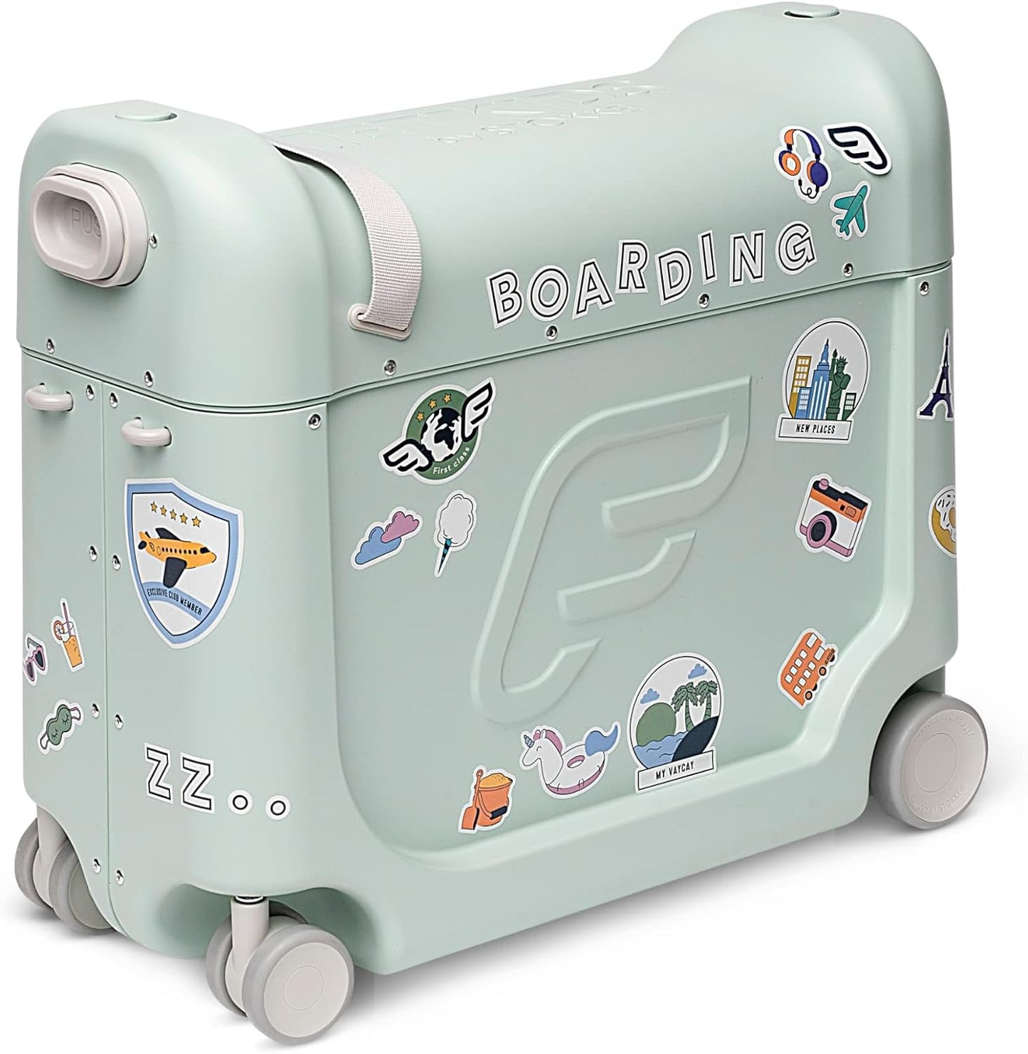Kids' ride-on luggage and in-flight beds - Help your kids relax and sleep on the plane - Approved by multiple airlines - Best for ages 3 - 7