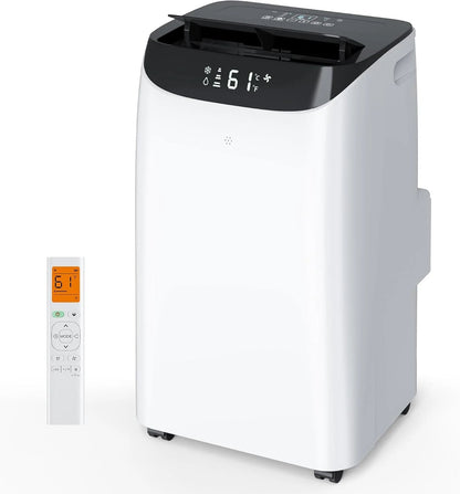 14000 BTU Portable Air Conditioners with Remote Control, 3-in-1 Free Standing Cooling AC Unit with Fan & Dehumidifier, Cools Room up to 700 sq.ft, Smart/Sleep Mode,3 Speed,Auto Swing,24H Timer