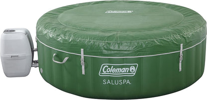 Inflatable Hot Tub Spa | Portable Hot Tub with Heated Water System and 140 Bubble Jets | Fits Up to 4 People