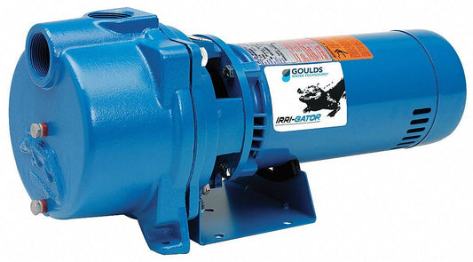 Goulds GT15 1.5 HP Self-Priming Centrifugal Pump, Single Phase, Blue