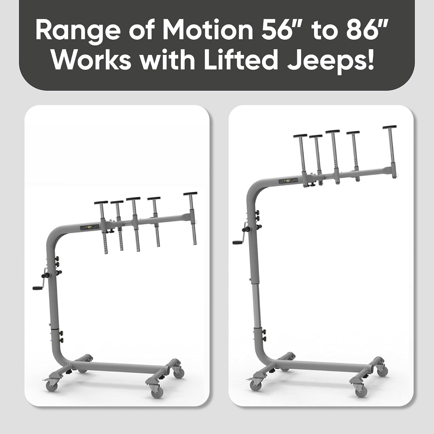 Hard Top Remover Lift for Jeep Wrangler, One-Person System