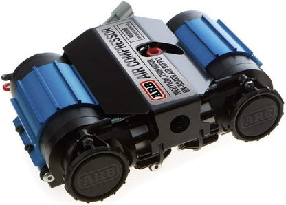 '12V' On-Board Twin High Performance Air Compressor, Ideal for Air Lockers Locking Differentials, Tire Inflator, Air Horn, Air Tools and Pneumatic Tools.