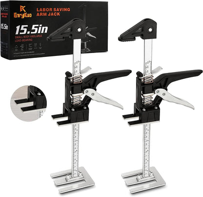 Labor Saving Arm Jack 2 Pack, 15.5 Inch Multifunctional Furniture Lifter Jacks
