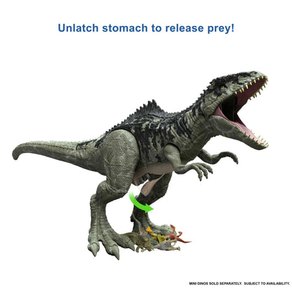 Jurassic World Dominion Super Colossal Giganotosaurus Figure, 14′′ Tall, 3′ Long, Posable, Ages 4+