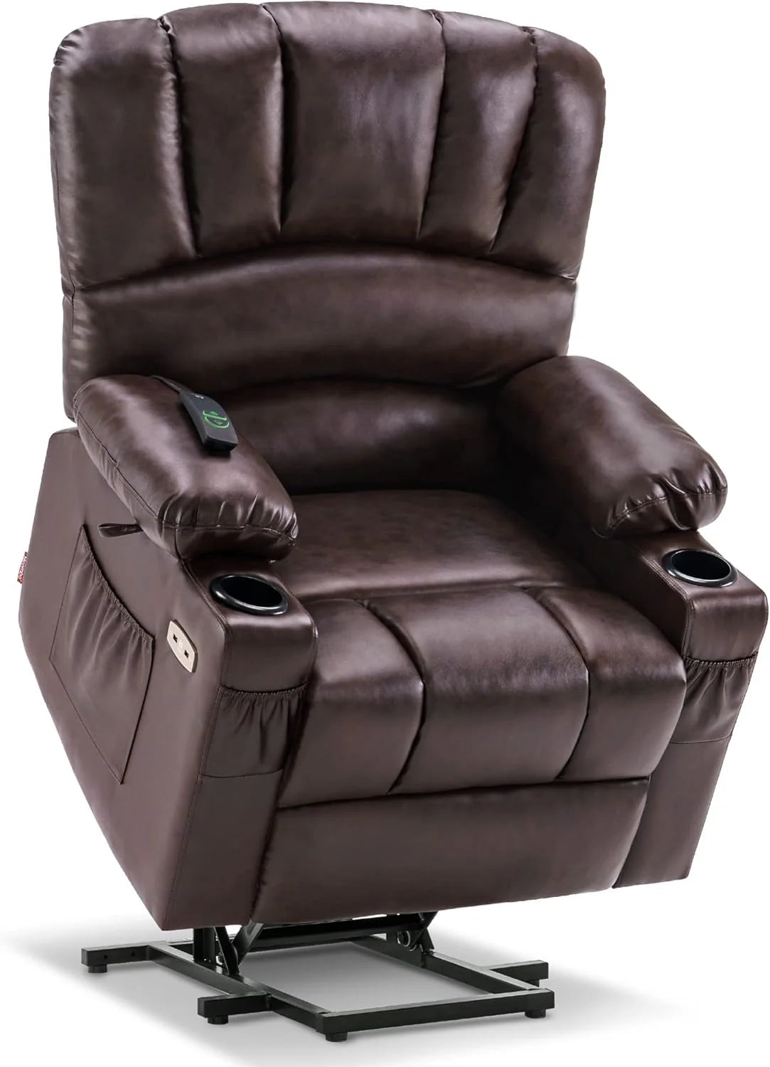 Heated Lift Recliner for Seniors with USB & Cup Holders
