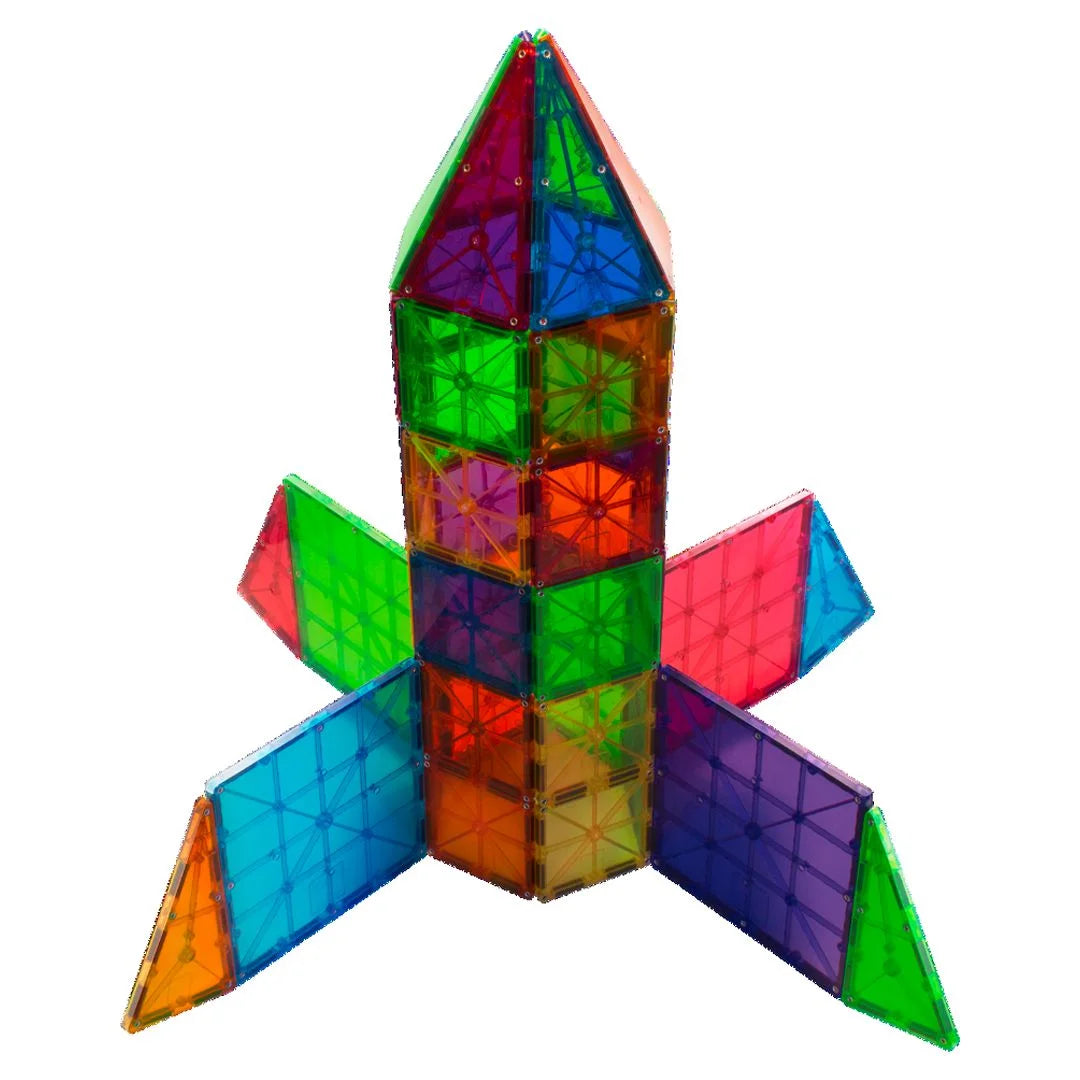 MAGNA TILES Classic 100 Piece Magnetic Construction Set, The ORIGINAL Magnetic Building Brand