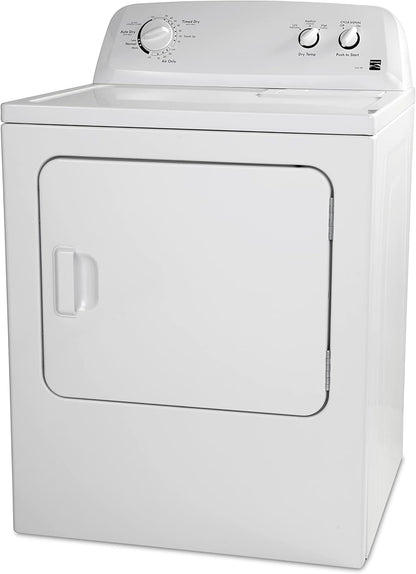 Kenmore 29′′ Front Load Electric Dryer with Wrinkle Guard and 7.0 Cubic Ft. Total Capacity, White