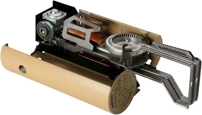Home & Camp Burner - Portable Burner for Camping & At-Home Use - Durable & Compact Camping Essentials - Khaki