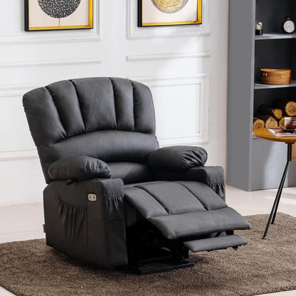 Heated Lift Recliner for Seniors with USB & Cup Holders