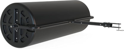18" x 48" Tow Behind Poly Lawn Roller 550 lbs Weight with Water, Poly Drum and Steel Frame, with Plug. Designed for Lawn and Garden Tractors