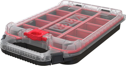 Keter Stack-n-Roll Modular Tools Organizer for Garage Storage and DIY, 3 Piece Resin Rolling Tool Box System for Small Parts